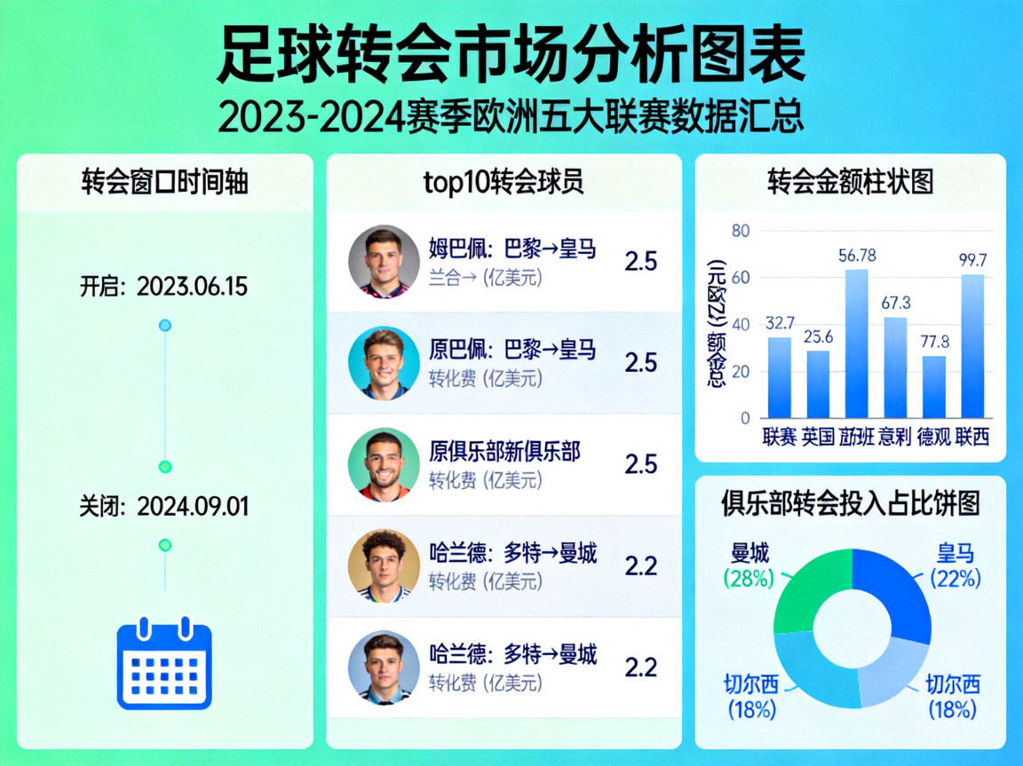 足球转会市场分析图表